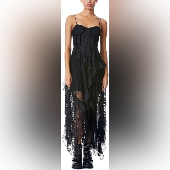 alice + olivia Jemma Lace Corset Dress - Picture 2 of 5